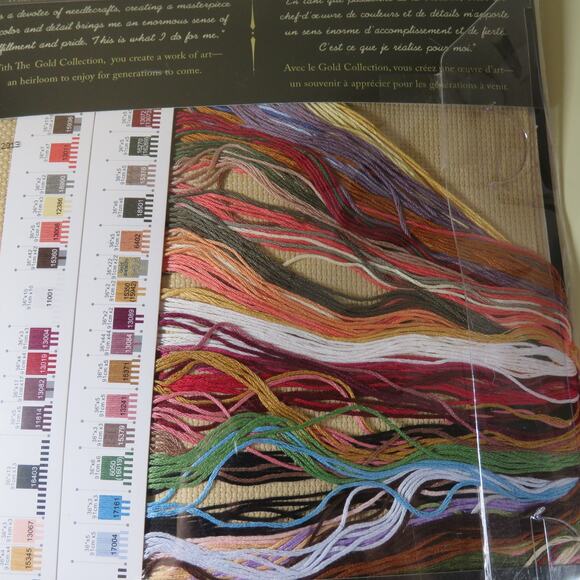 Dimensions Gold Collection Romantic Floral Cross Stitch Kit 16x13 Violin Flower - Picture 14 of 16